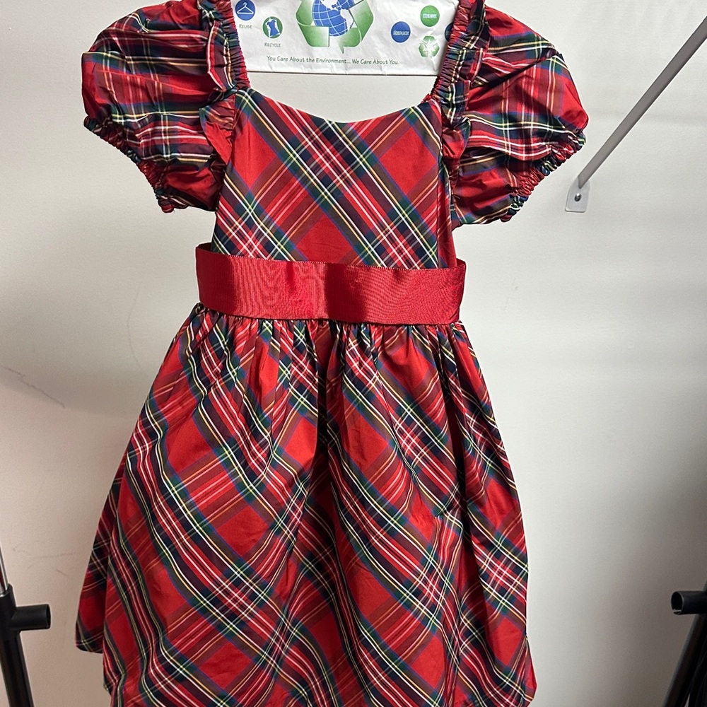 Janie and Jack Vibrant Plaid Dress